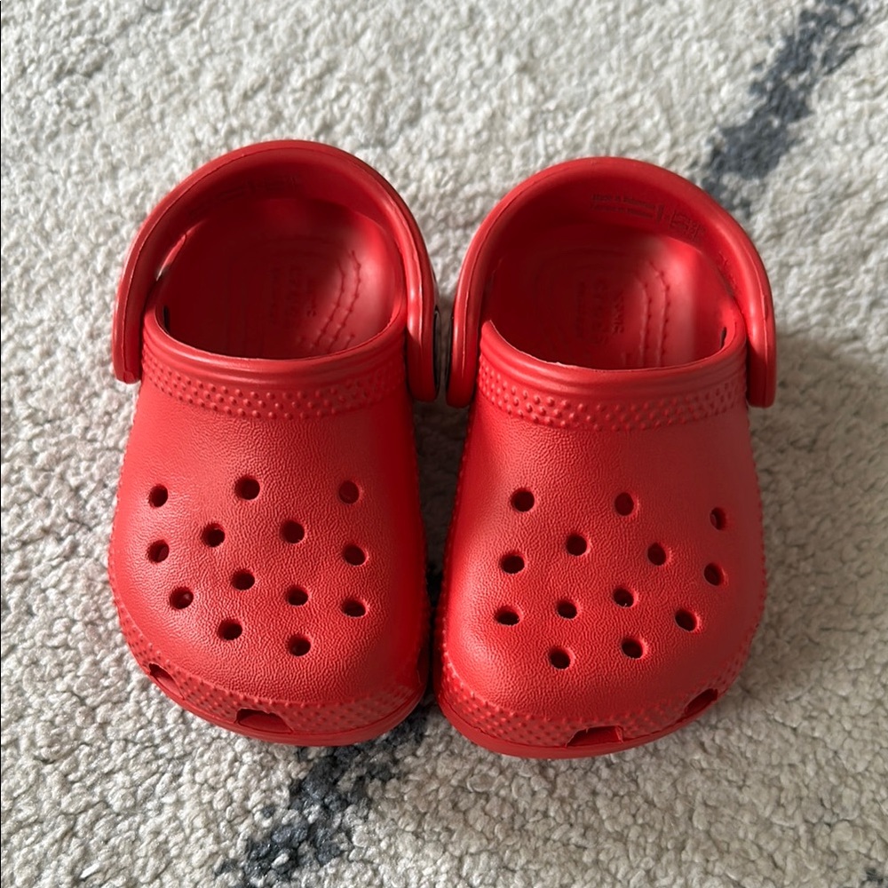 Toddler Classic Crocs Red